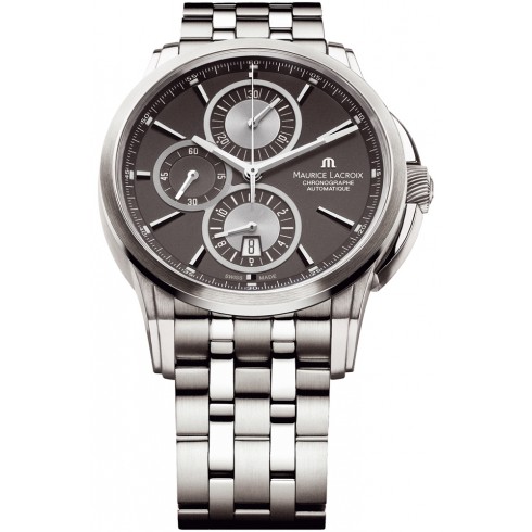 Maurice Pontos Chronograph Gray Dial Men's Watch PT6188-SS002-830 watches