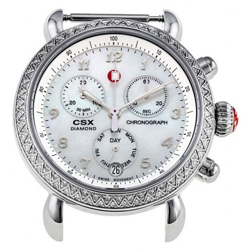 Michele CSX Chronograph Diamond Bezel Ladies Watch 03M01A1025 watches