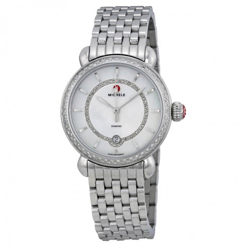 Michele CSX Elegance Stainless Steel Ladies Watch MWW03T000035 watches