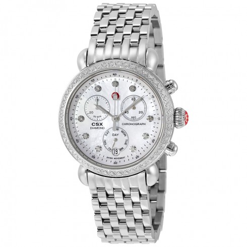 Michele CSX Mother of Pearl Diamond Ladies Watch MWW03M000114 watches
