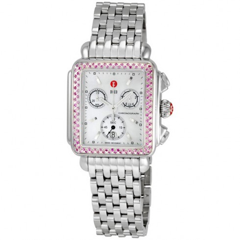 Michele Deco Diamond Mother of Pearl Ladies Watch MWW06A000231 watches