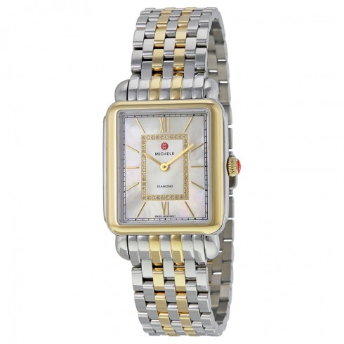 Michele Deco II Mother of Pearl Two-tone Ladies Watch MWW06X000017 watches
