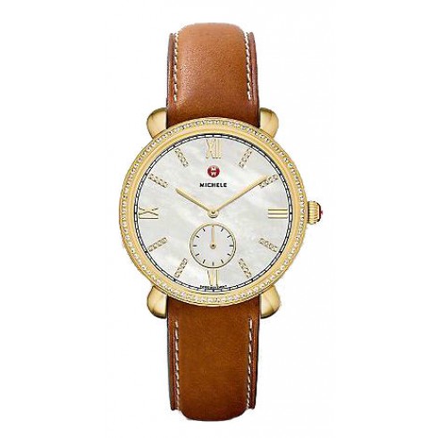 Michele Gracile Diamond Mother of Pearl Dial Ladies Watch MWW26A000010 watches