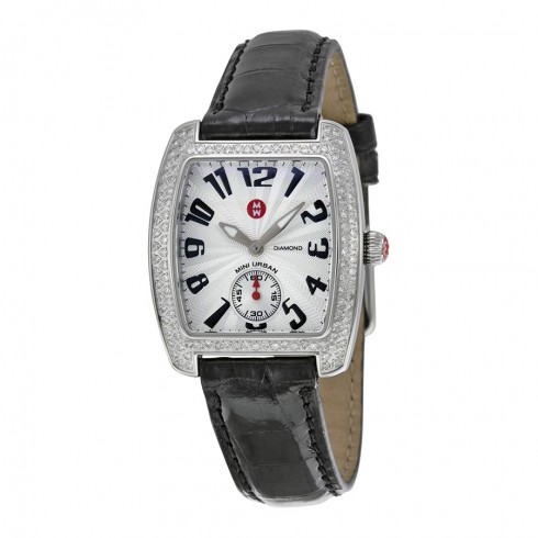 Michele Mini Urban Diamond Black Ladies Watch MWW02A000004 watches