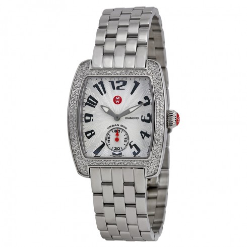 Michele Mini Urban Diamond Steel Ladies Watch MWW02A000124 watches