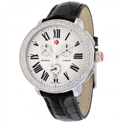 Michele Serein Chronograph Silver Dial Ladies Watch MWW21A000002 watches