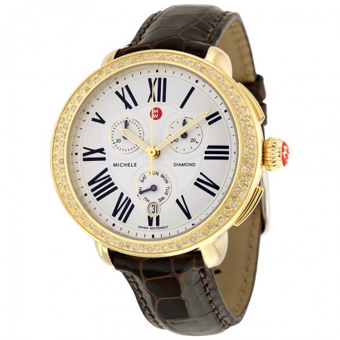 Michele Serein Chronograph Silver Dial Ladies Watch MWW21A000012 watches