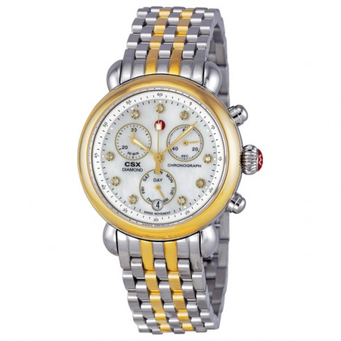 Replica Michele Signature CSX-36 Two-tone Stainless Steel Watch MWW03M000164 Watch