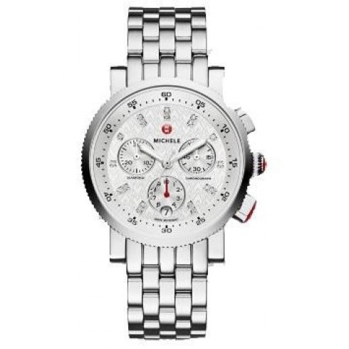 Michele Sport Sail Chronograph Silver Dial Ladies Watch MWW01N000003 watches