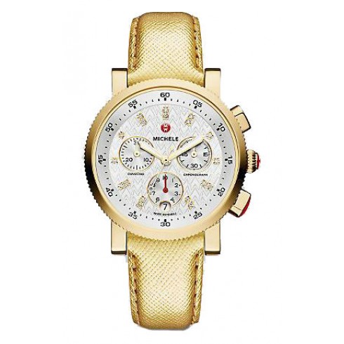 Michele Sport Sail Chronograph Silver Dial Ladies Watch MWW01N000006 watches