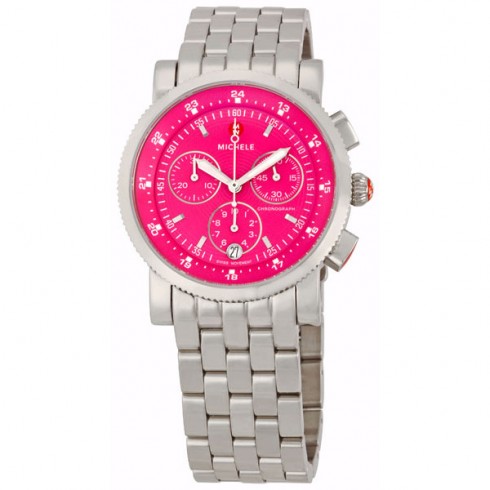 Michele Sport Sail Hot Pink Dial Ladies Watch MWW01C000025 watches
