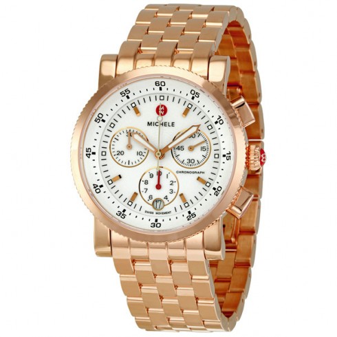 Michele Sport Sail Rose Gold Ladies Watch MWW01C000064 watches