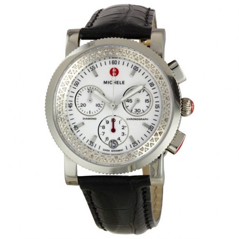 Michele Sport Sail Steel Diamond Ladies Watch MWW01C000005 watches