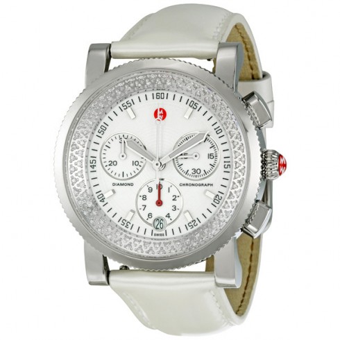 Michele Sport Sail White Dial Chronograph Ladies Watch MWW01C000010 watches