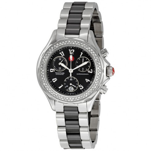 Michele Tahitian Ceramic Chronograph Ladies Watch MWW12E000003 watches