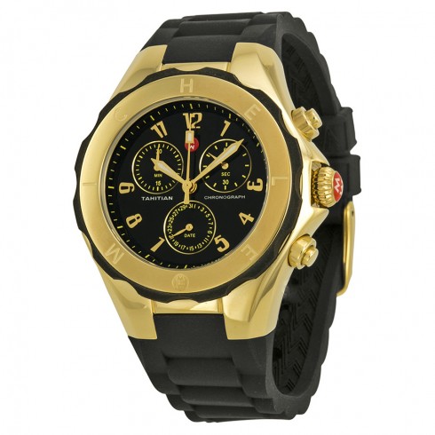 Michele Tahitian Jelly Bean Black Dial Ladies Watch MWW12F000088 watches