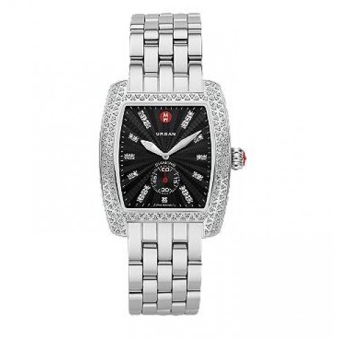 Michele Urban Diamond Steel Bracelet Ladies Watch MWW02M000023 watches