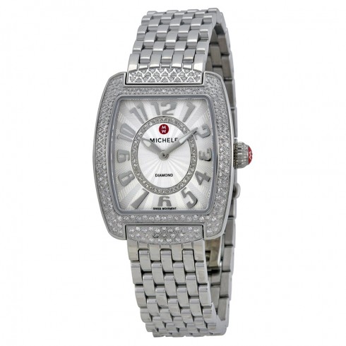 Michele Urban Mini Diamond Stainless Steel Ladies Watch MWW02A000573 watches