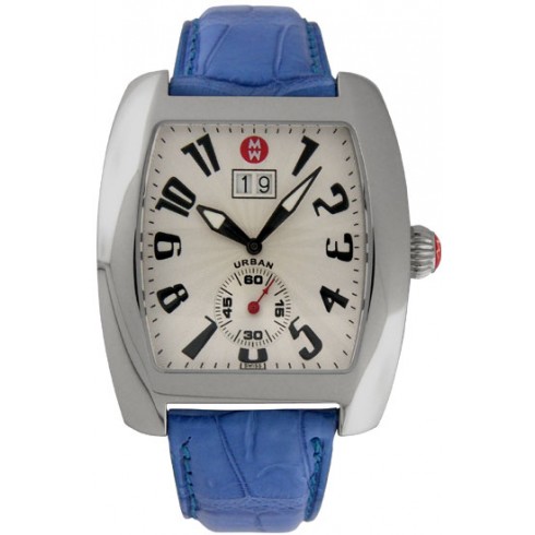 Michele Urban Steel Blue Strap Ladies Watch MWW02C000059 watches