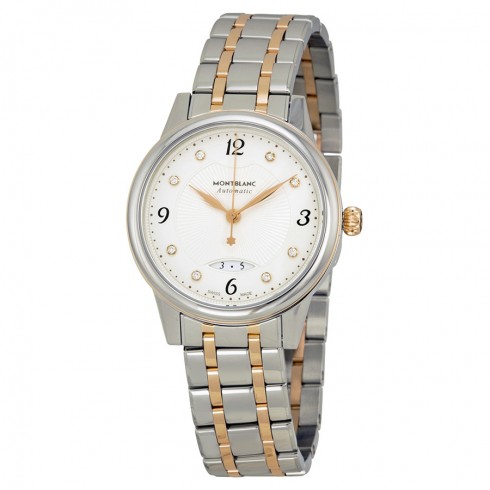 MontBlanc Boheme Automatic White Dial Stainless Steel and 18kt Rose Gold Ladies Watch 111058 watches