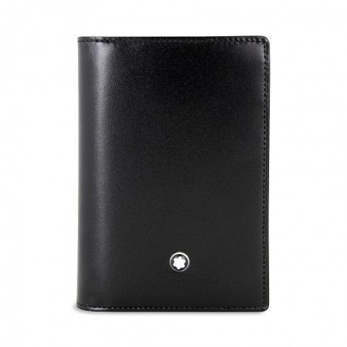 Montblanc Business Card Gusset Leather Wallet - Black watches