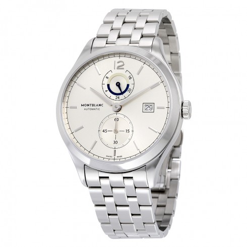 Montblanc Heritage Chronometerie Chronograph Automatic Silver Dial Stainless Steel Men's Watch 112648 watches