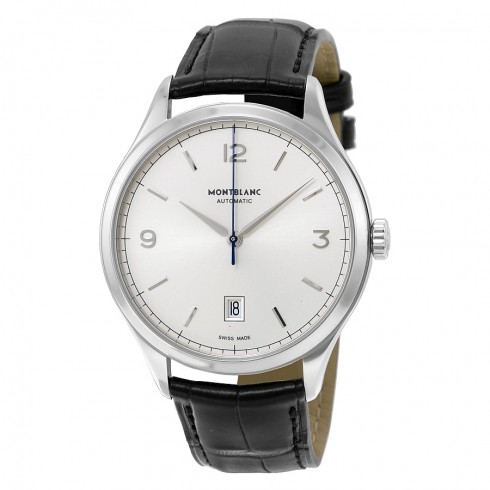 Montblanc Heritage Chronom¨¦trie Automatic Black Alligator Leather Men's Watch 112533 watches