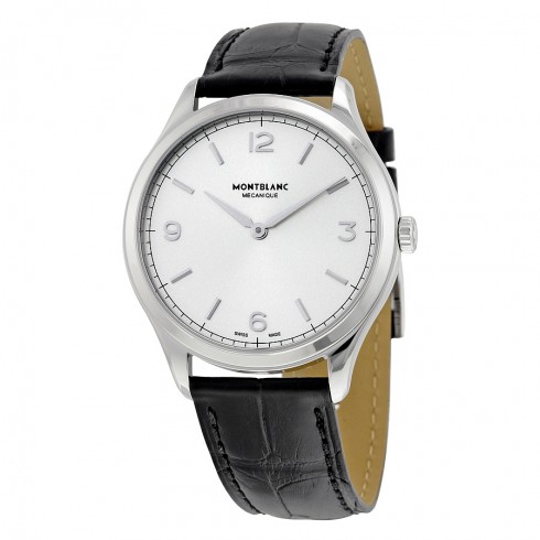 Montblanc Heritage Chronometrie Silver Dial Alligator Leather Men's Watch 112515 watches