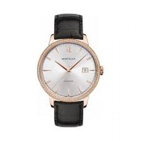 Montblanc Heritage Spirit Silver Dial 18K Rose Gold Automatic Men's Watch 112144 watches