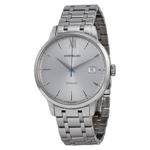 Montblanc Meisterstuck Heritage Automatic Silver Dial Stainless Steel Unisex Watch 111623 watches