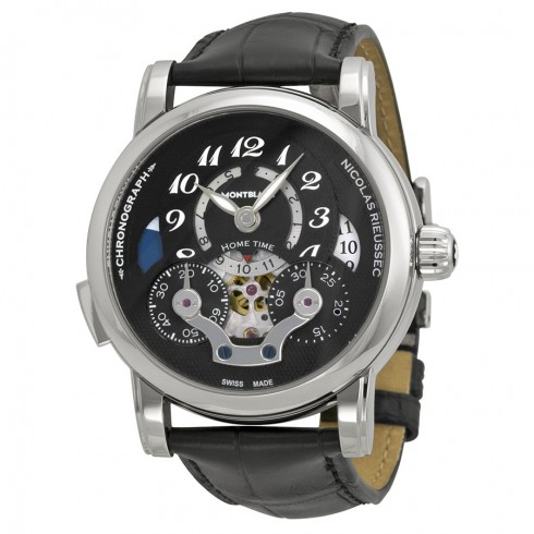 Montblanc Nicolas Rieussec Automatic Chronograph Black Dial Men's Watch 107070 watches