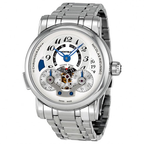 Montblanc Nicolas Rieussec Automatic Chronograph Silver Dial Men's Watch 107068 watches