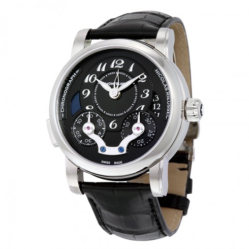 Montblanc Nicolas Rieussec Chronograph Automatic Black Dial Men's Watch 106488 watches