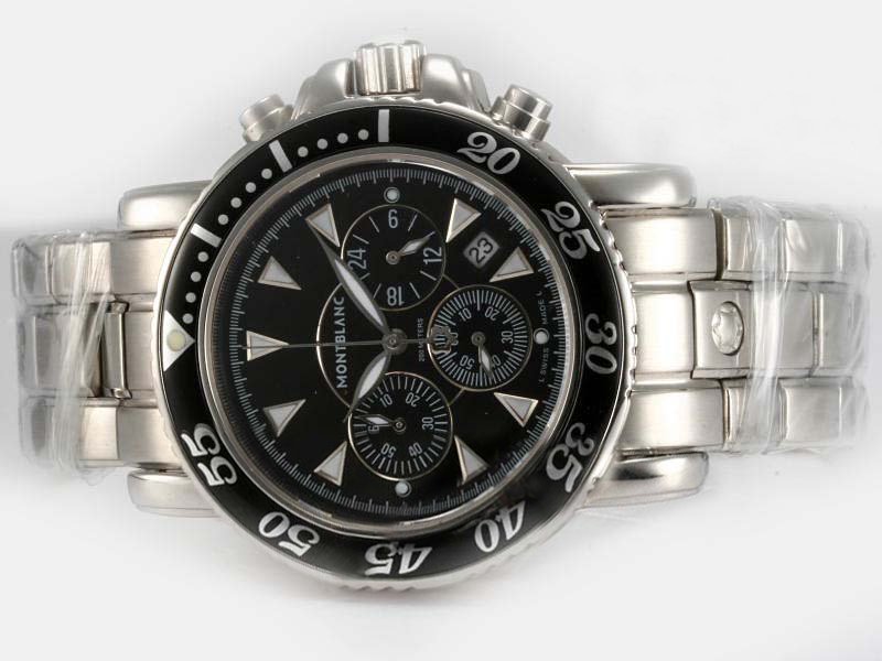 Montblanc Sport Chronograph 03273 Automatic Round Mens Watch watches