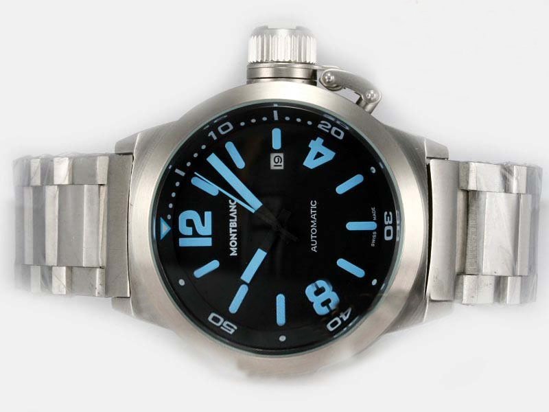 Montblanc Star Automatic 05224 Silver Stainless Steel Strap Mens Watch watches