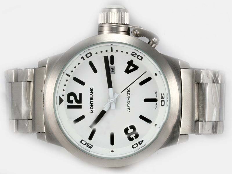 Montblanc Star Automatic 05224 White Dial Stainless Steel Bezel Stainless Steel Case Watch watches