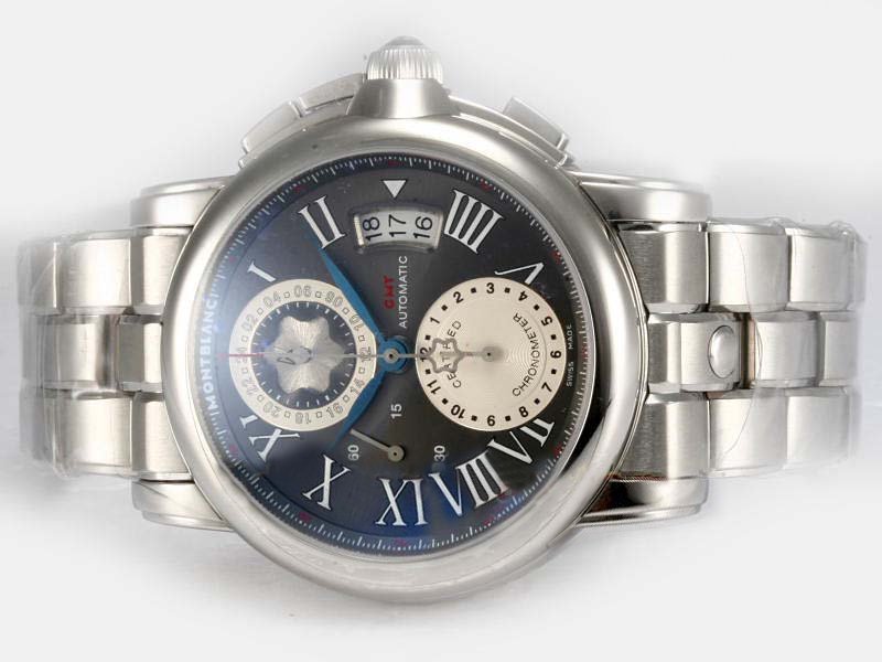 Montblanc Star Automatic 102377 Mens Stainless Steel Case Round Watch watches