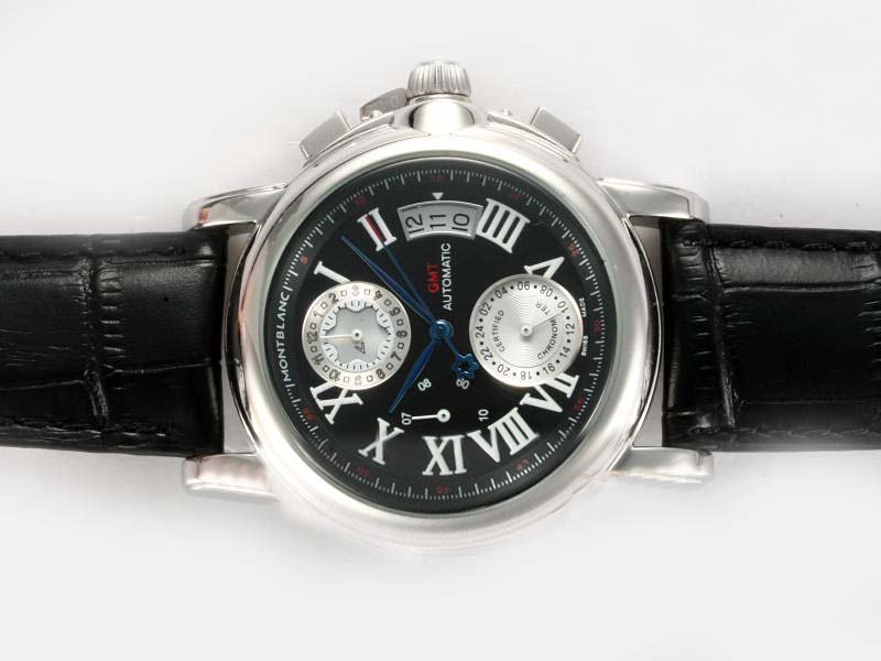 Montblanc Star Chrono GMT 101638 Black Dial Automatic 42mm Watch watches