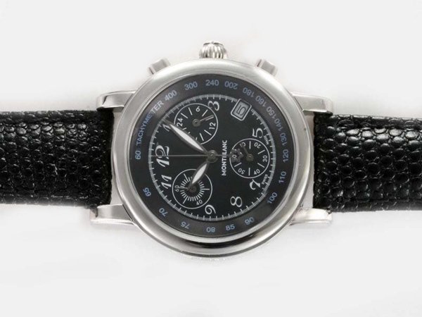 Montblanc Star Chronograph 07253 Midsize Titanium Case 33mm Watch watches