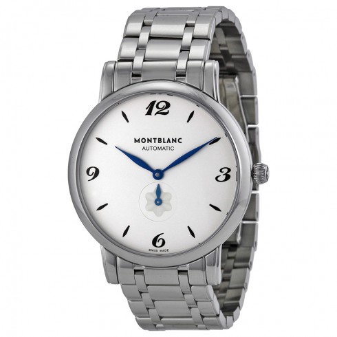 MontBlanc Star Classique Automatic White Silver Dial Unisex Watch 110589 watches