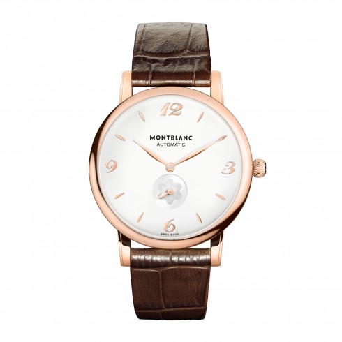 MontBlanc Star White Dial 18 Carat Rose Gold Automatic Men's Watch 107076 watches