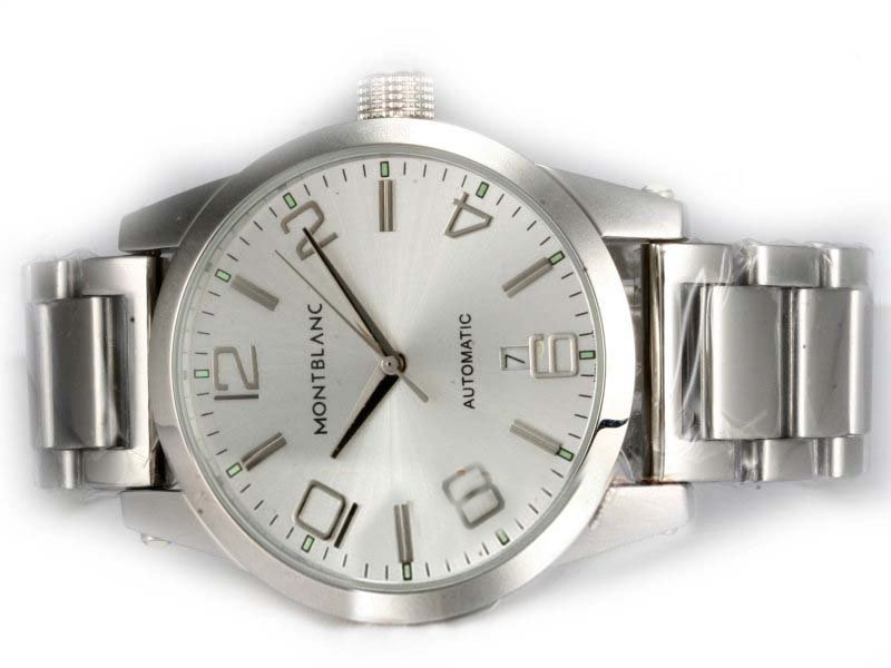 Montblanc Timewalker 09675 Round Midsize Stainless Steel Case Watch watches