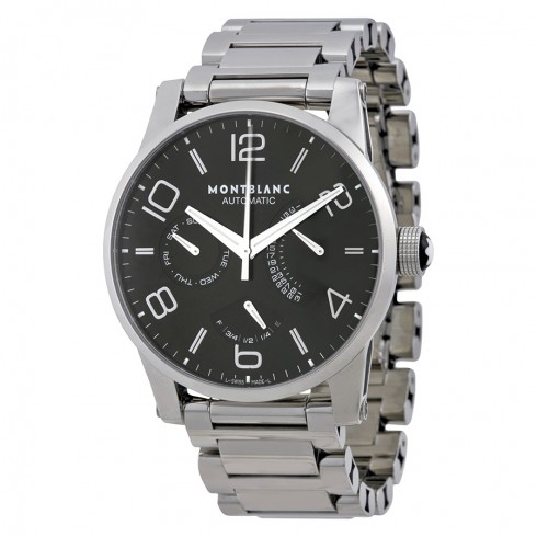 MontBlanc Timewalker Automatic Black Dial Stainless Steel Men's Watch 103095 watches