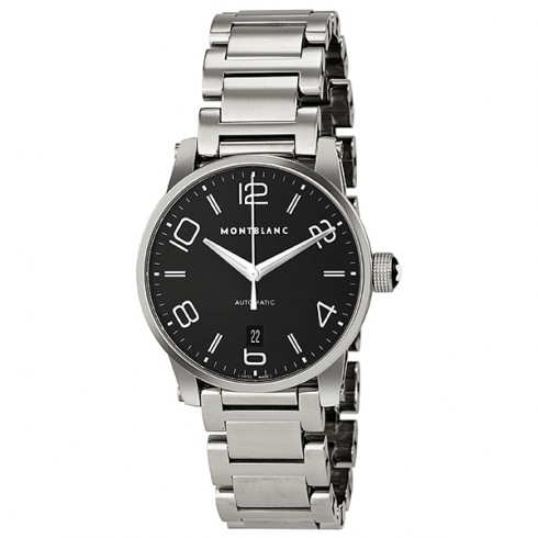 Montblanc Timewalker Automatic Black Dial Stainless Steel Men's Watch 105962 watches