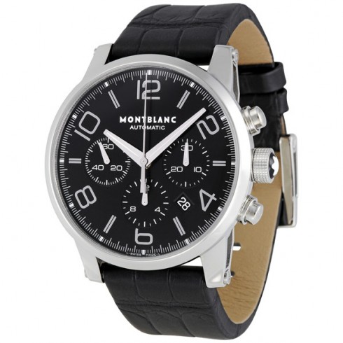 Montblanc Timewalker Black Dial Chronograph Automatic Men's Watch 9670 watches