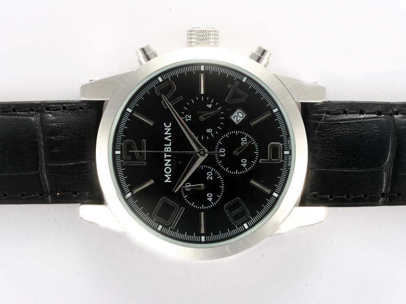 Montblanc Timewalker Chronograph 09670 Mens Quartz Chronograph Round Watch watches