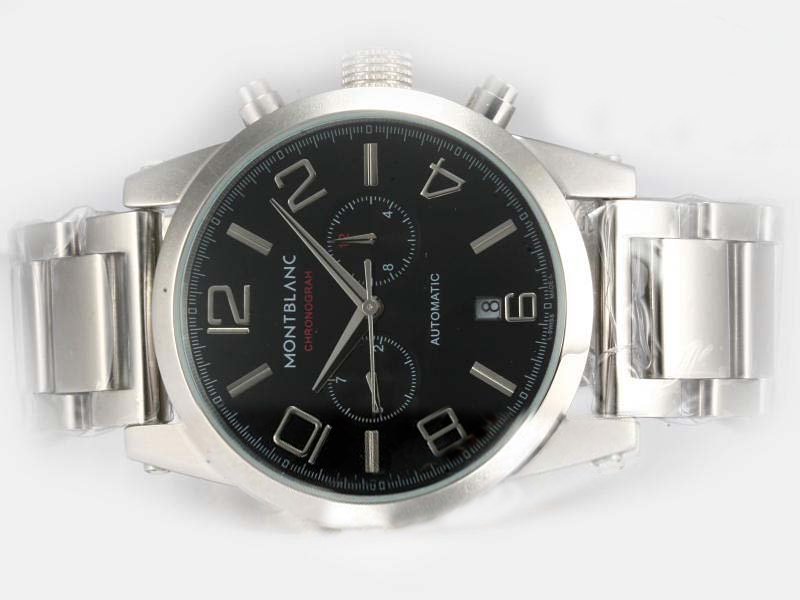 Montblanc Timewalker Chronograph 36972 43mm Mens Stainless Steel Case Watch watches