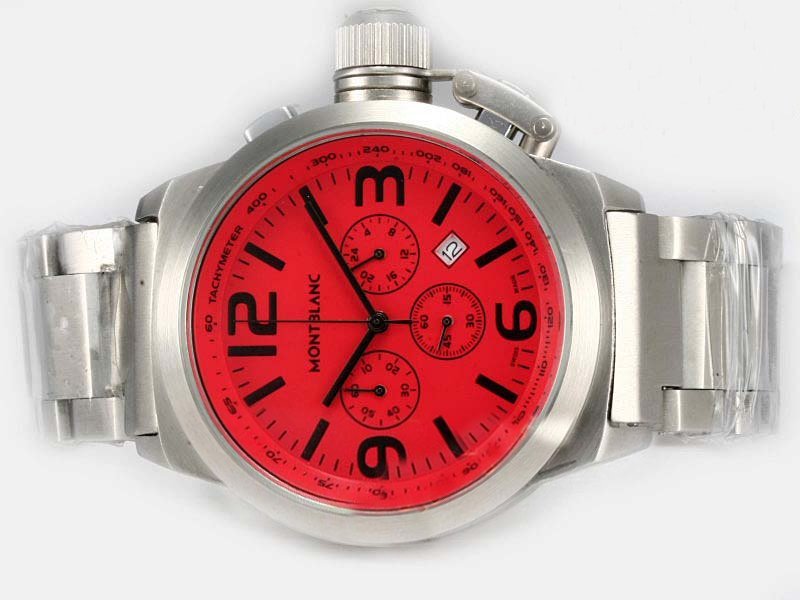 Montblanc Timewalker Chronograph 7141 Midsize 45mm Stainless Steel Case Watch watches
