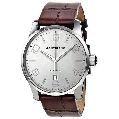 Montblanc Timewalker Large Automatic Silver Dial Men's Watch 09675 watches