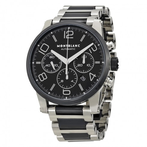 Montblanc Timewalker Steel and Black Ceramic Chronograph Men's Watch 103094 watches